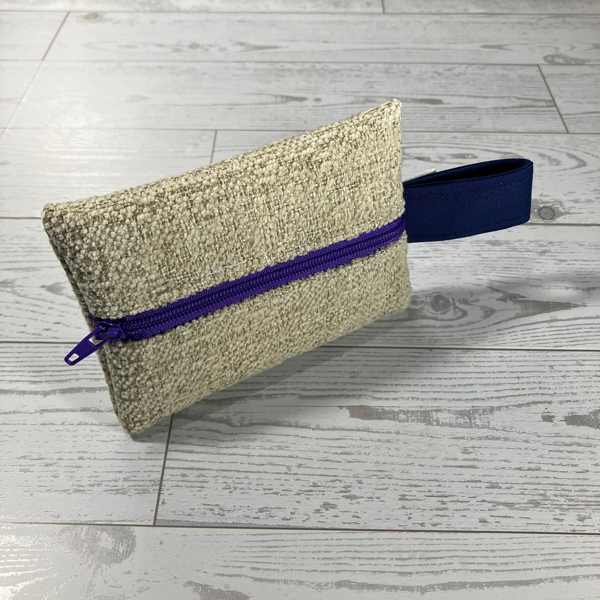 Mini MINA Zip Wallet - Neutral