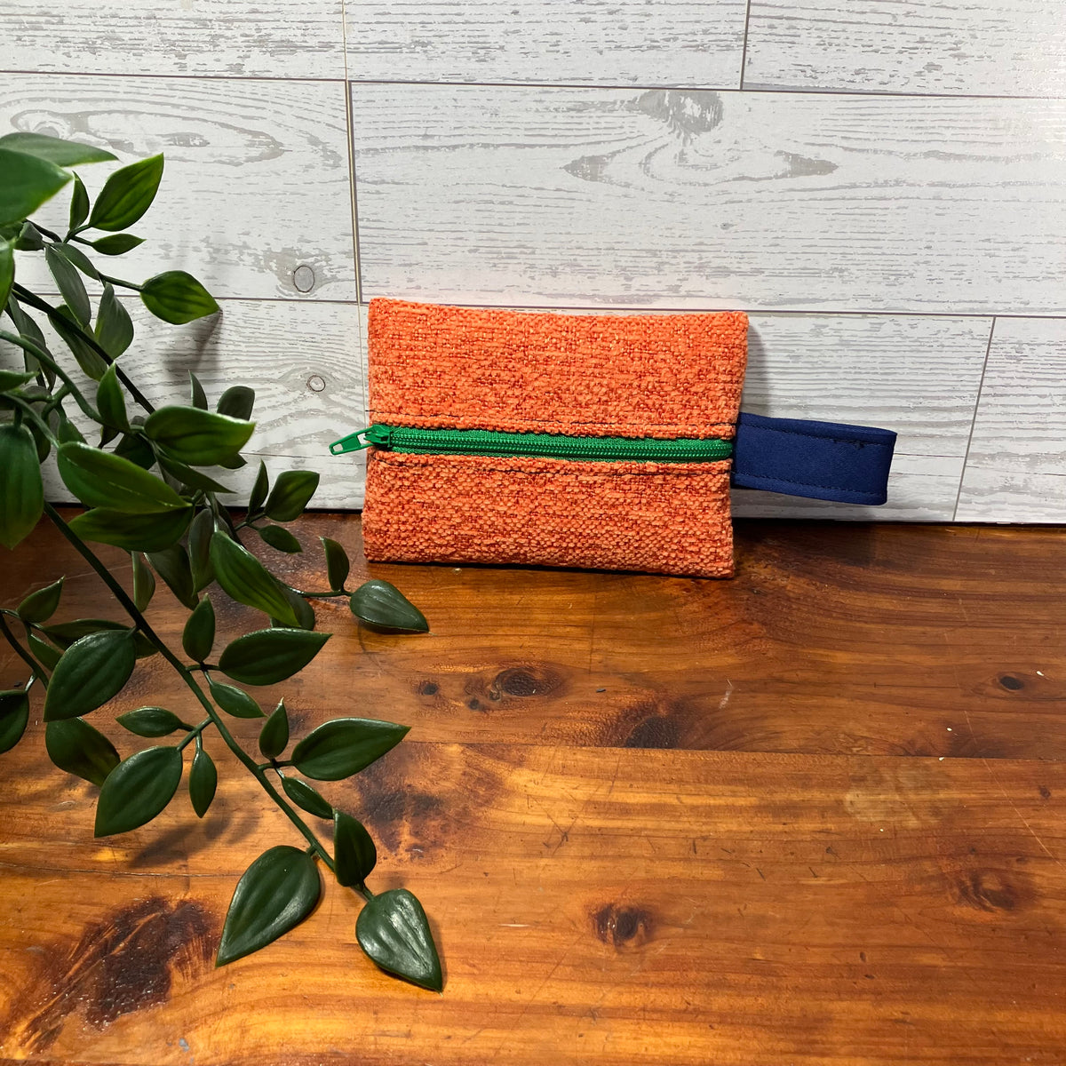 Mini MINA Zip Wallet - Orange