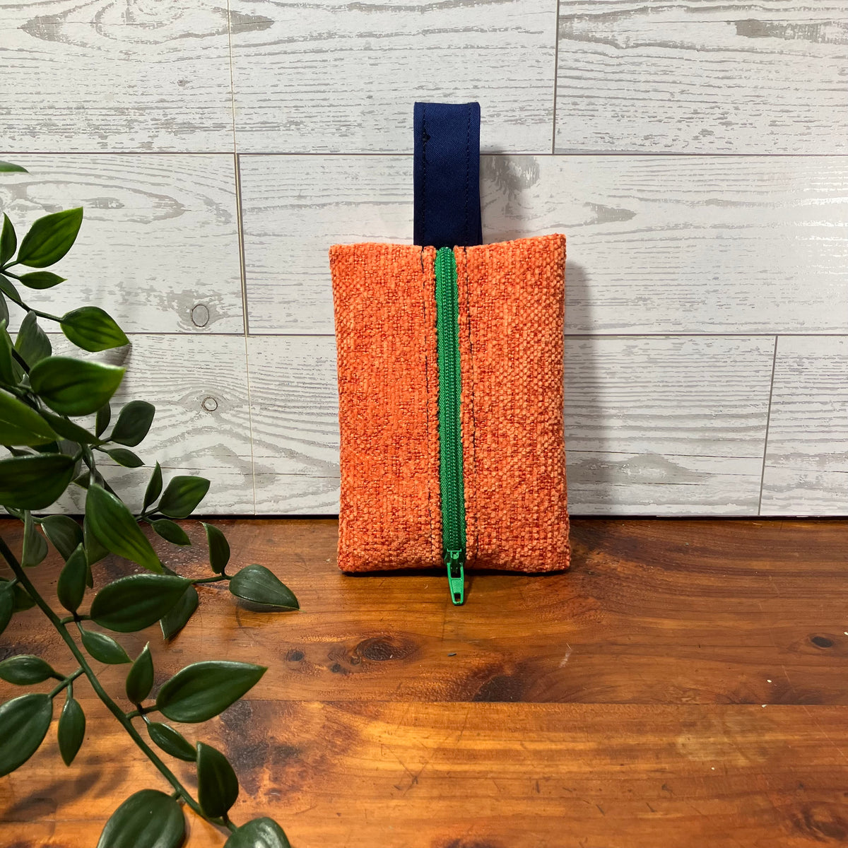 Mini MINA Zip Wallet - Orange