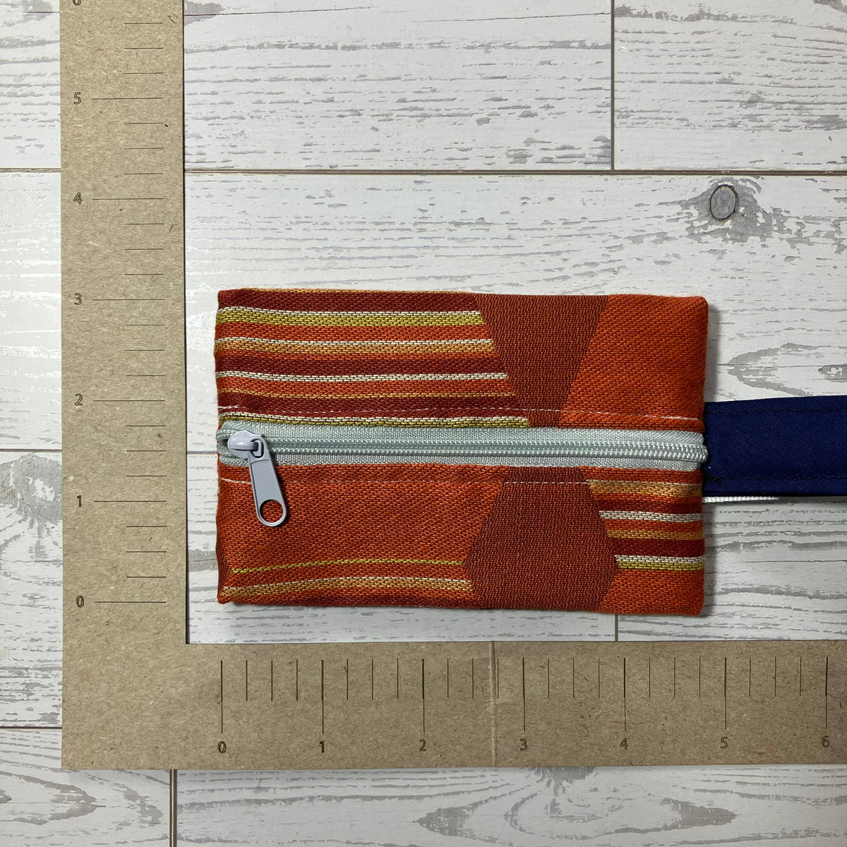 Mini MINA Zip Wallet - Orange