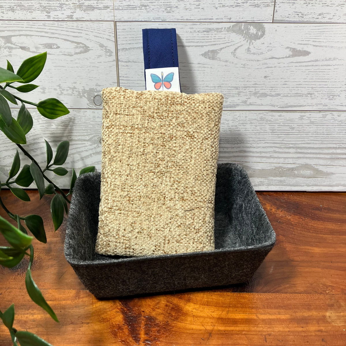 Mini MINA Zip Wallet - Neutral
