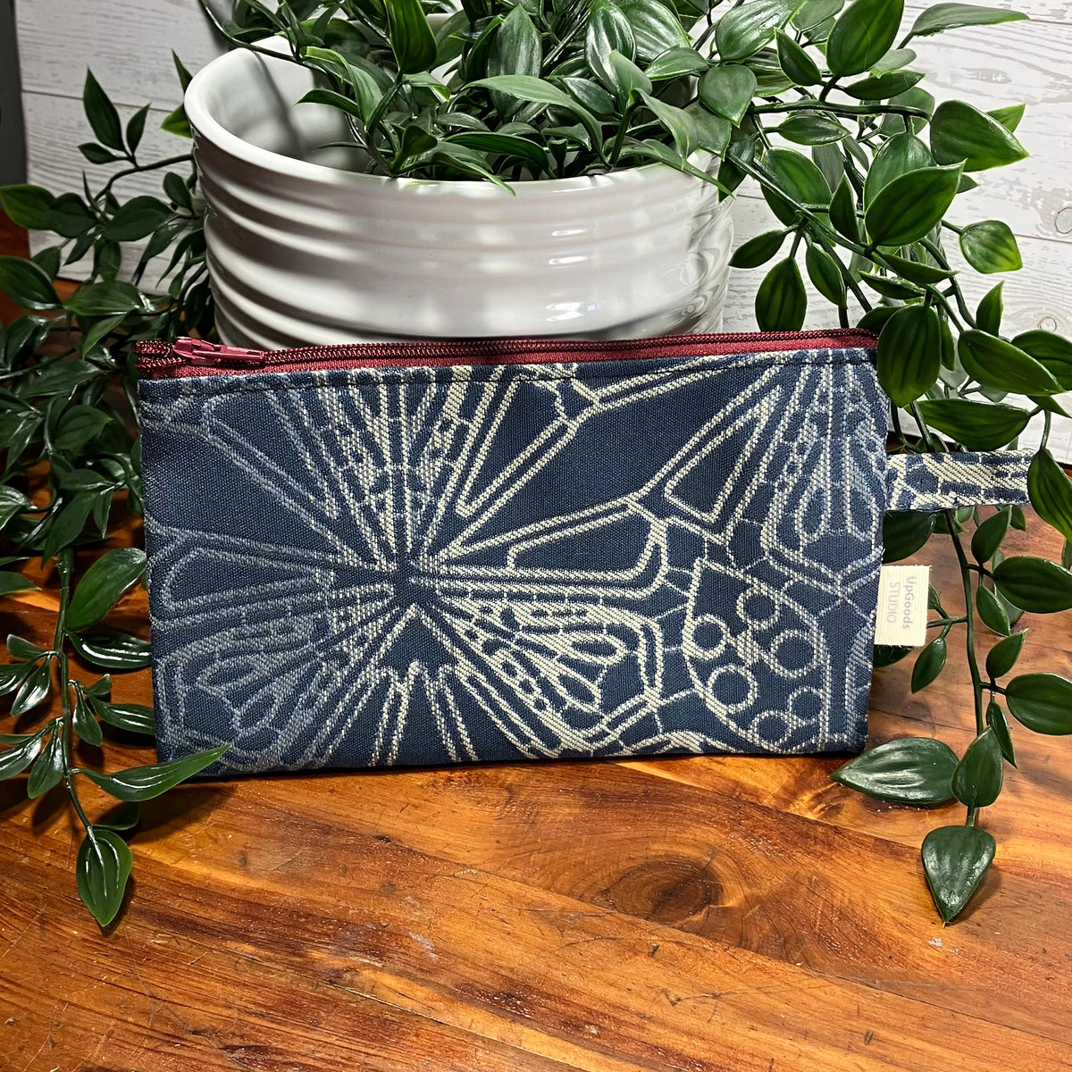 MINA Zippered Pouch - Geometric Floral