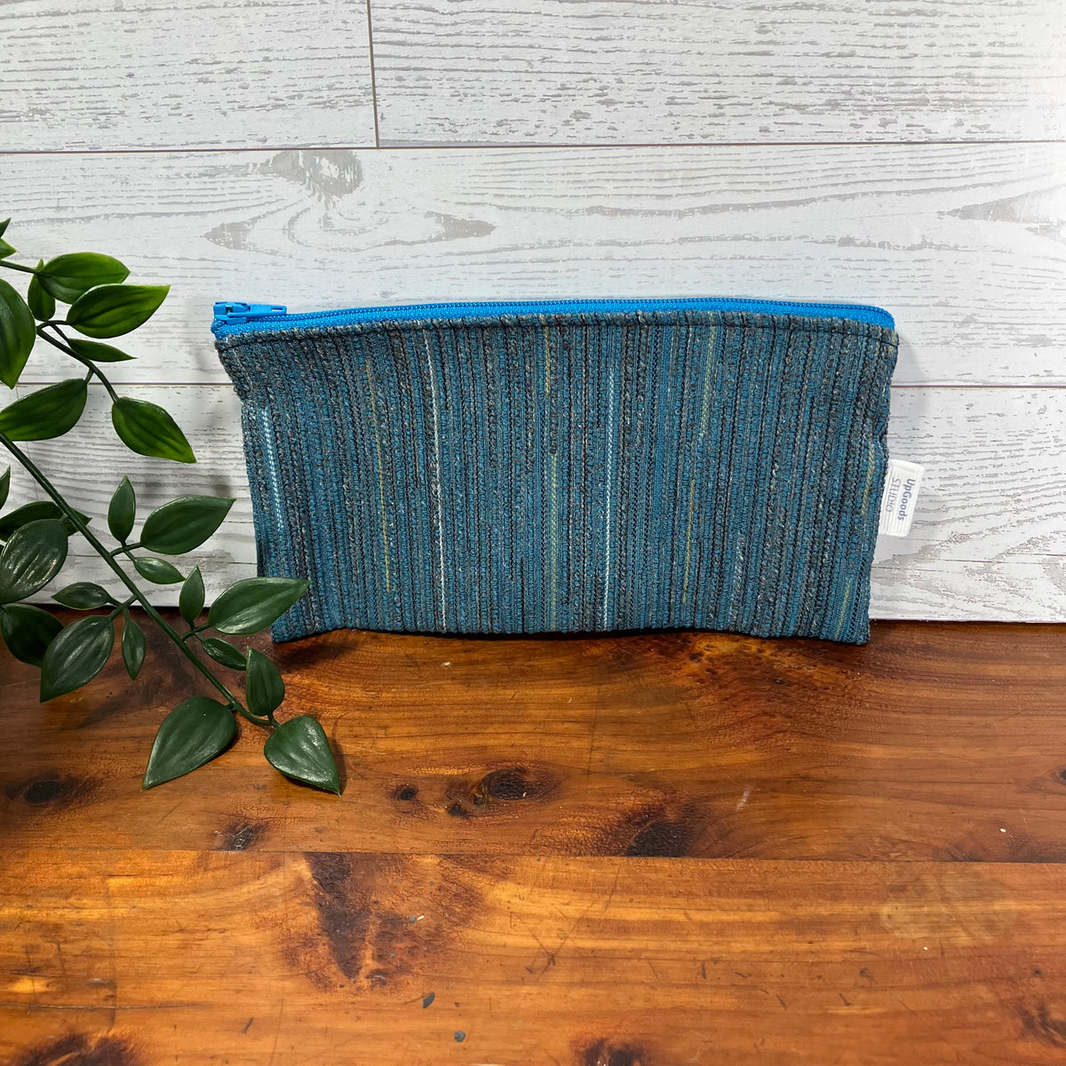 MINA Zippered Pouch - Vertical Stripes