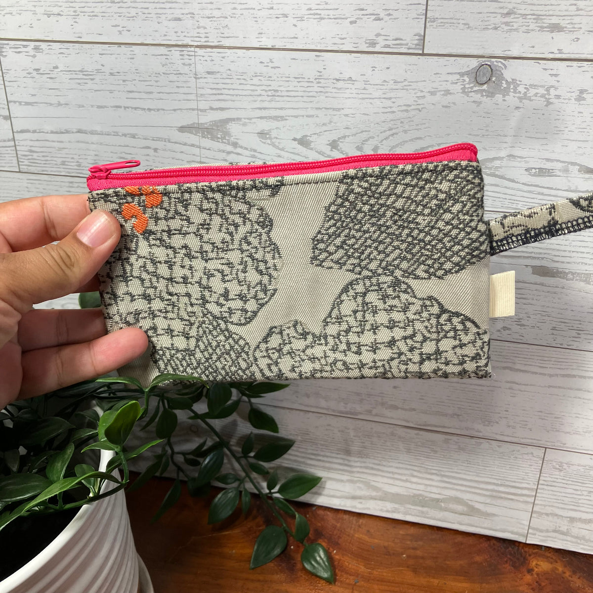 MINA Zippered Pouch - Mixed Geometry