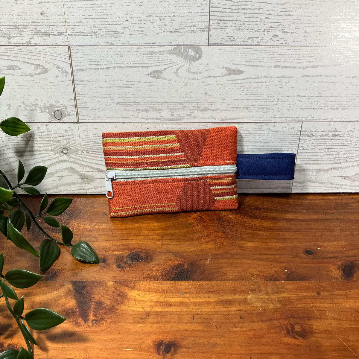 Mini MINA Zip Wallet - Orange
