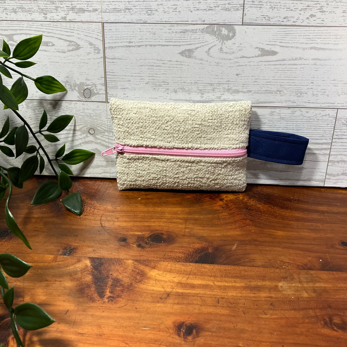 Mini MINA Zip Wallet - Neutral