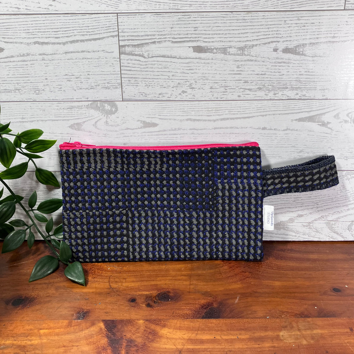 MINA Zippered Pouch - Mini Houndstooth