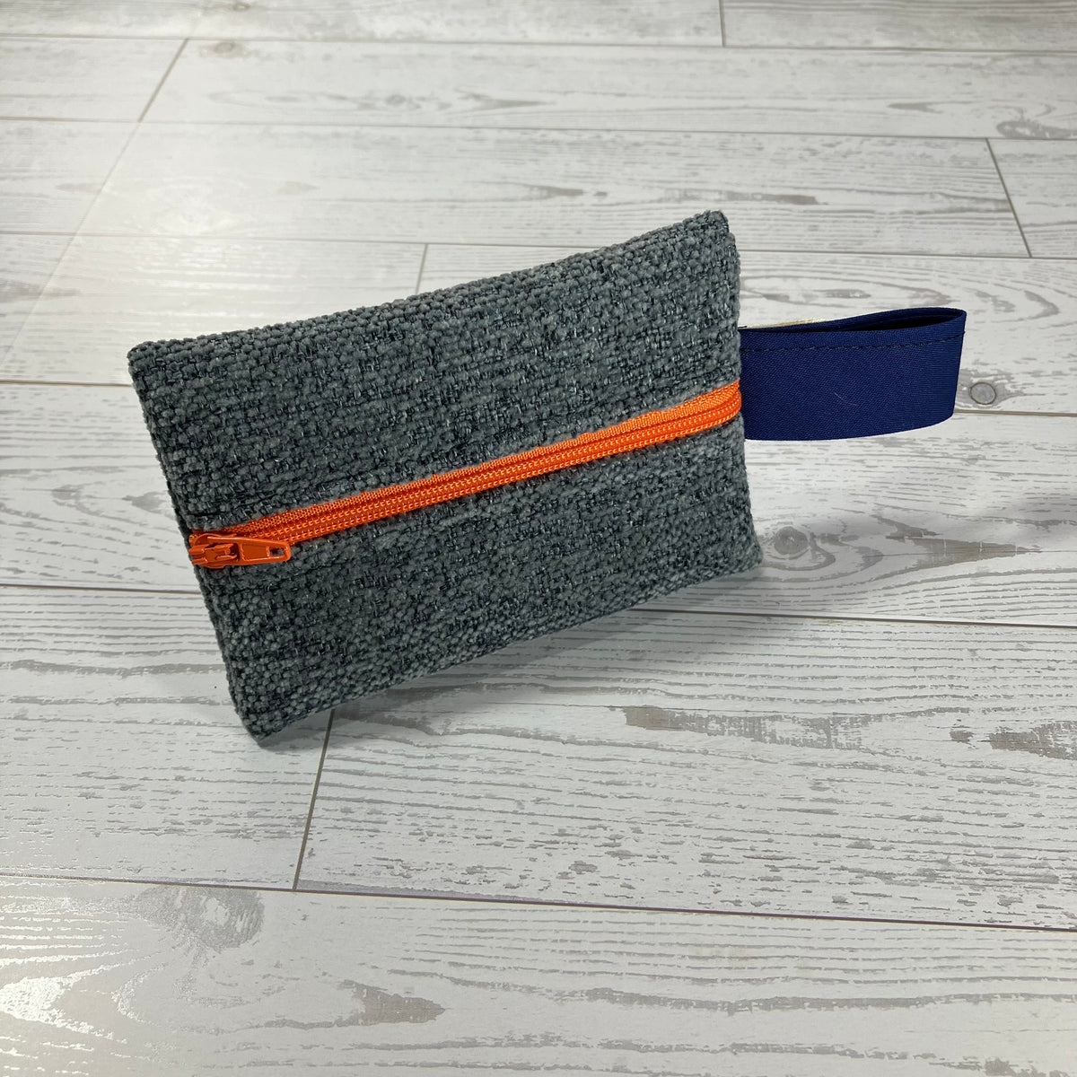 Mini MINA Zip Wallet - Gray