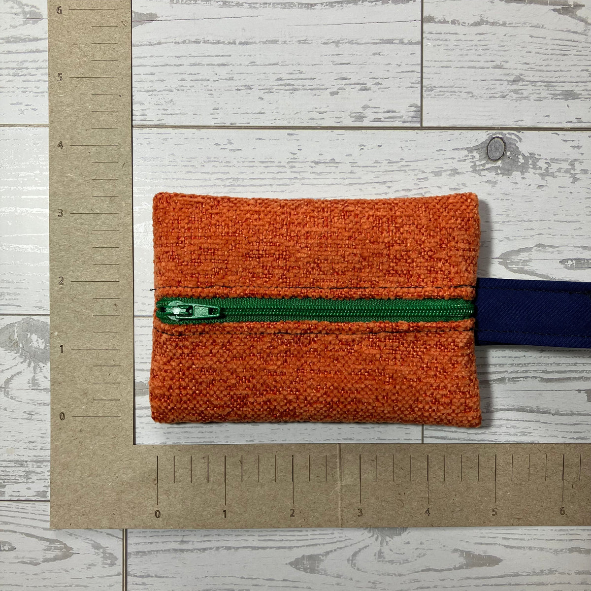 Mini MINA Zip Wallet - Orange