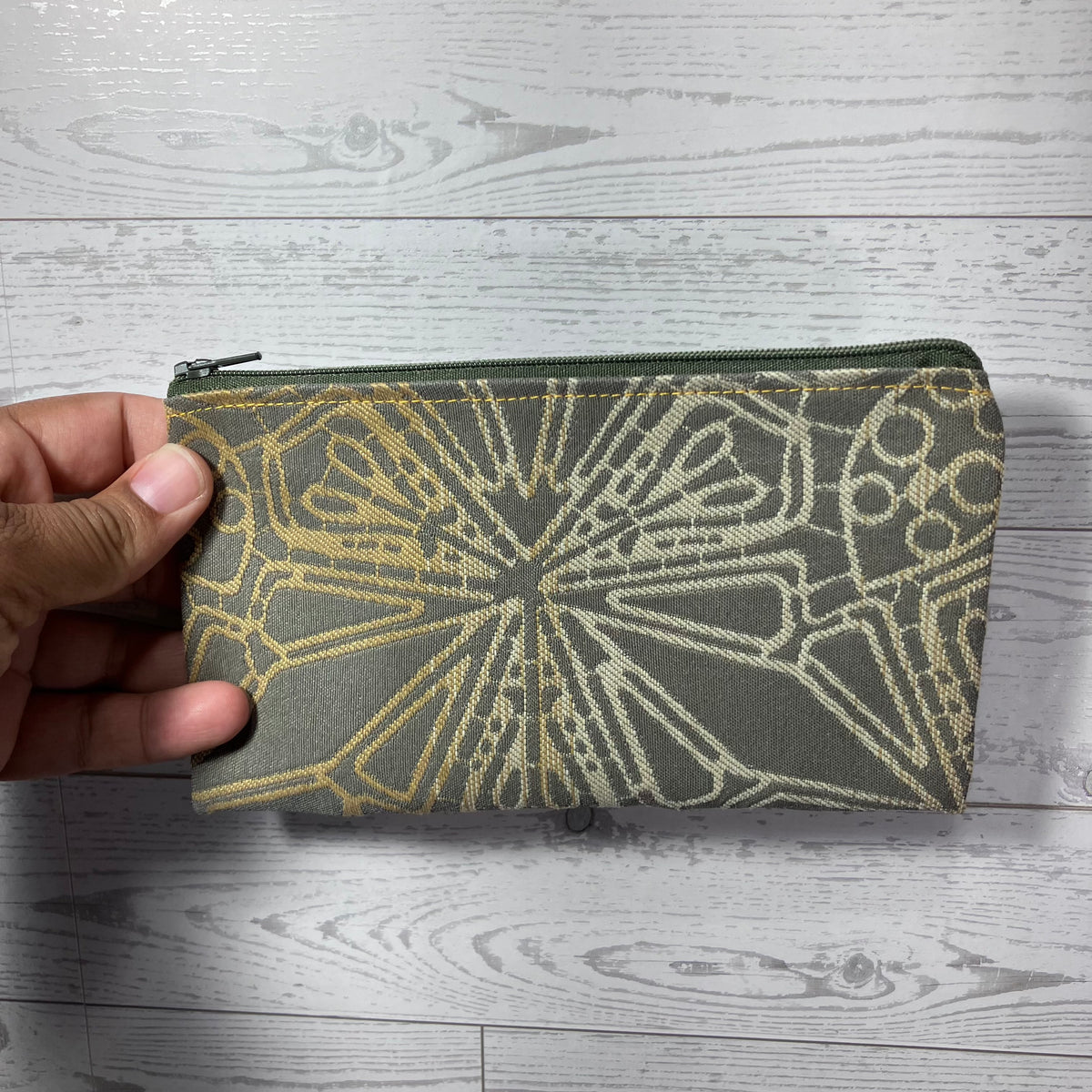 MINA Zippered Pouch - Geometric Floral