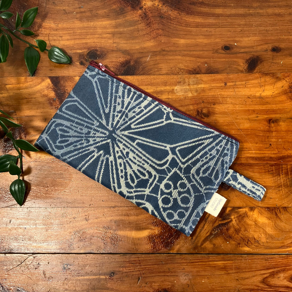 MINA Zippered Pouch - Geometric Floral