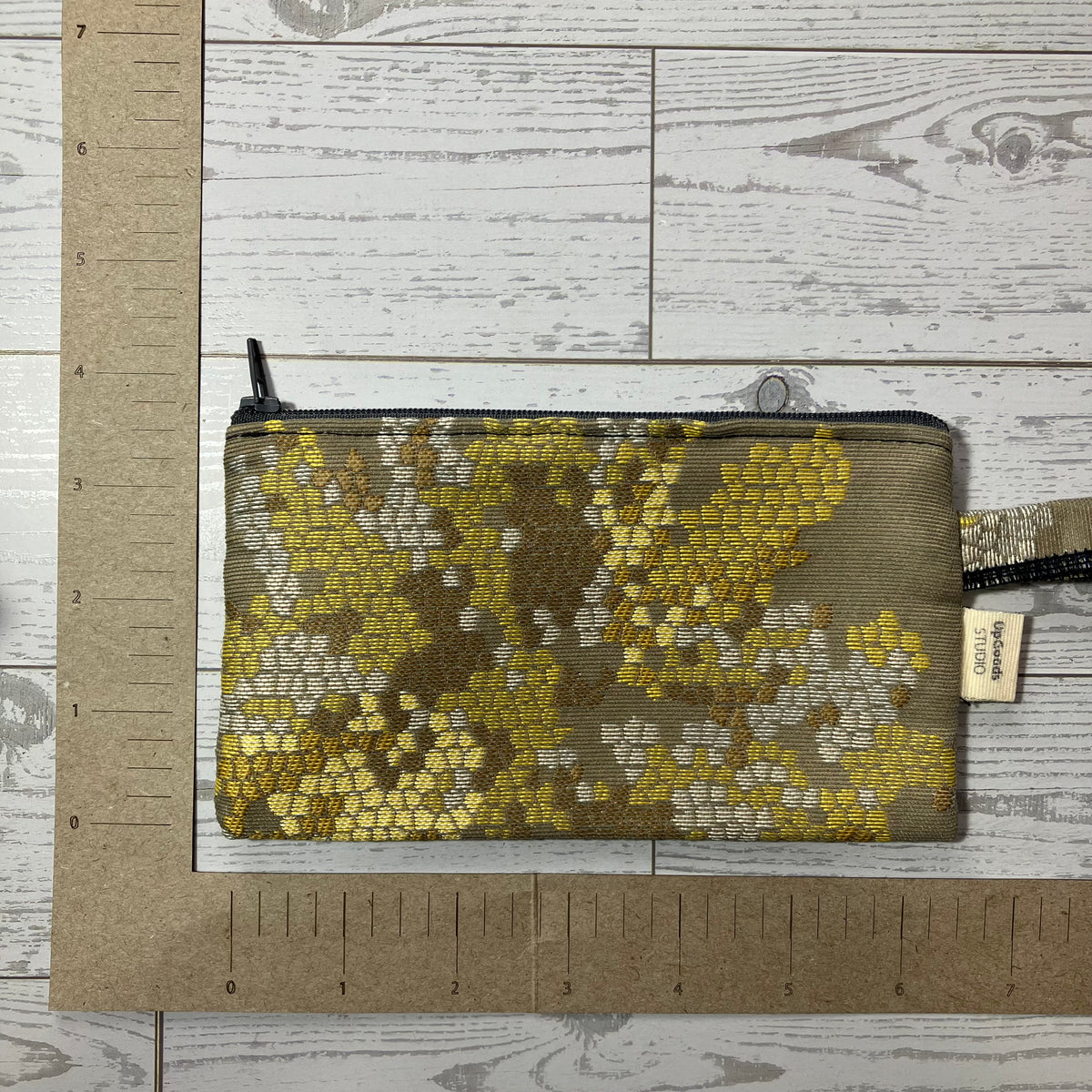 MINA Zippered Pouch - Asymmetrical Beehive