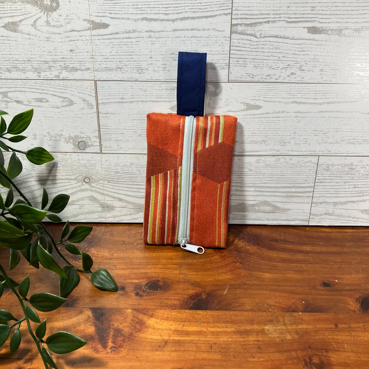Mini MINA Zip Wallet - Orange