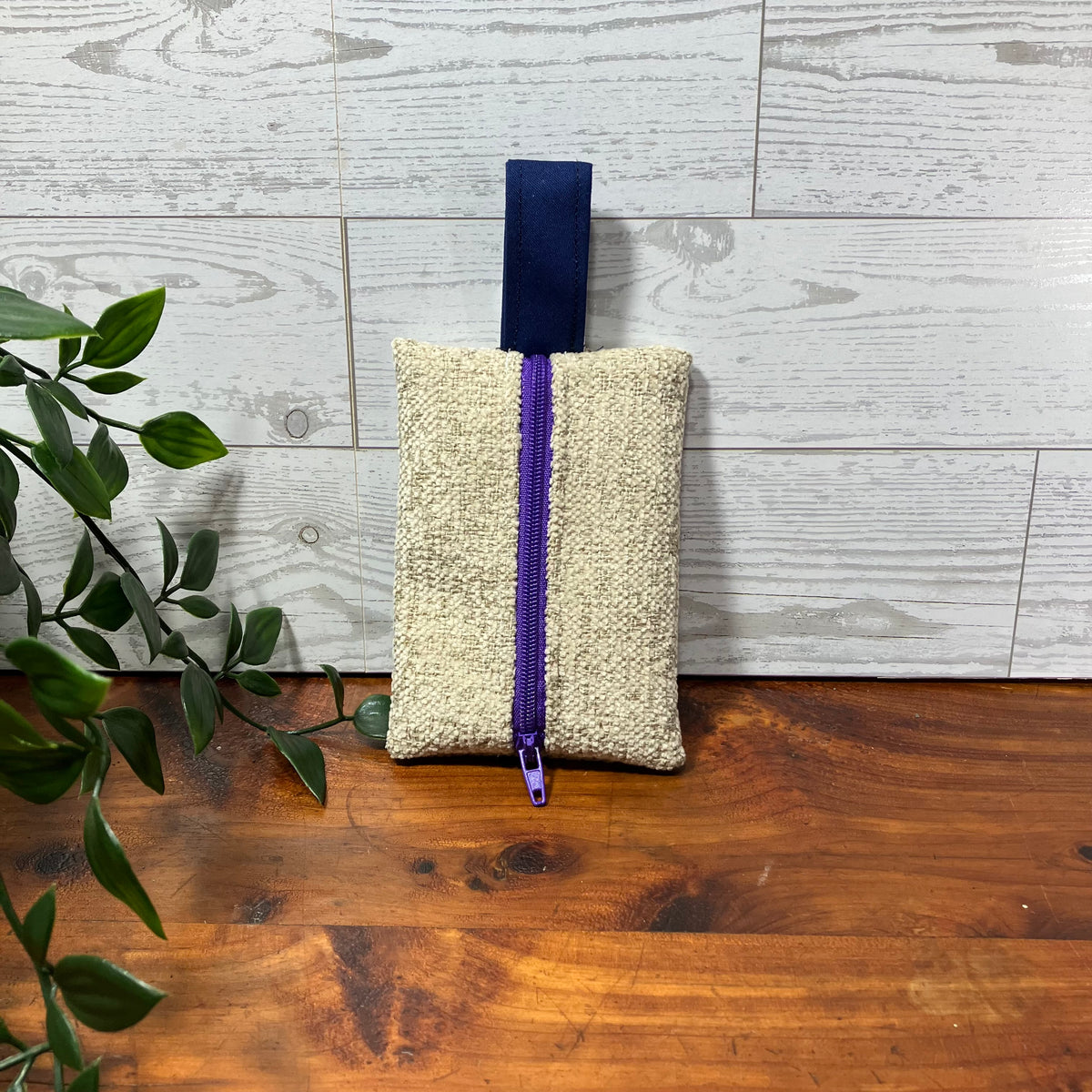 Mini MINA Zip Wallet - Neutral