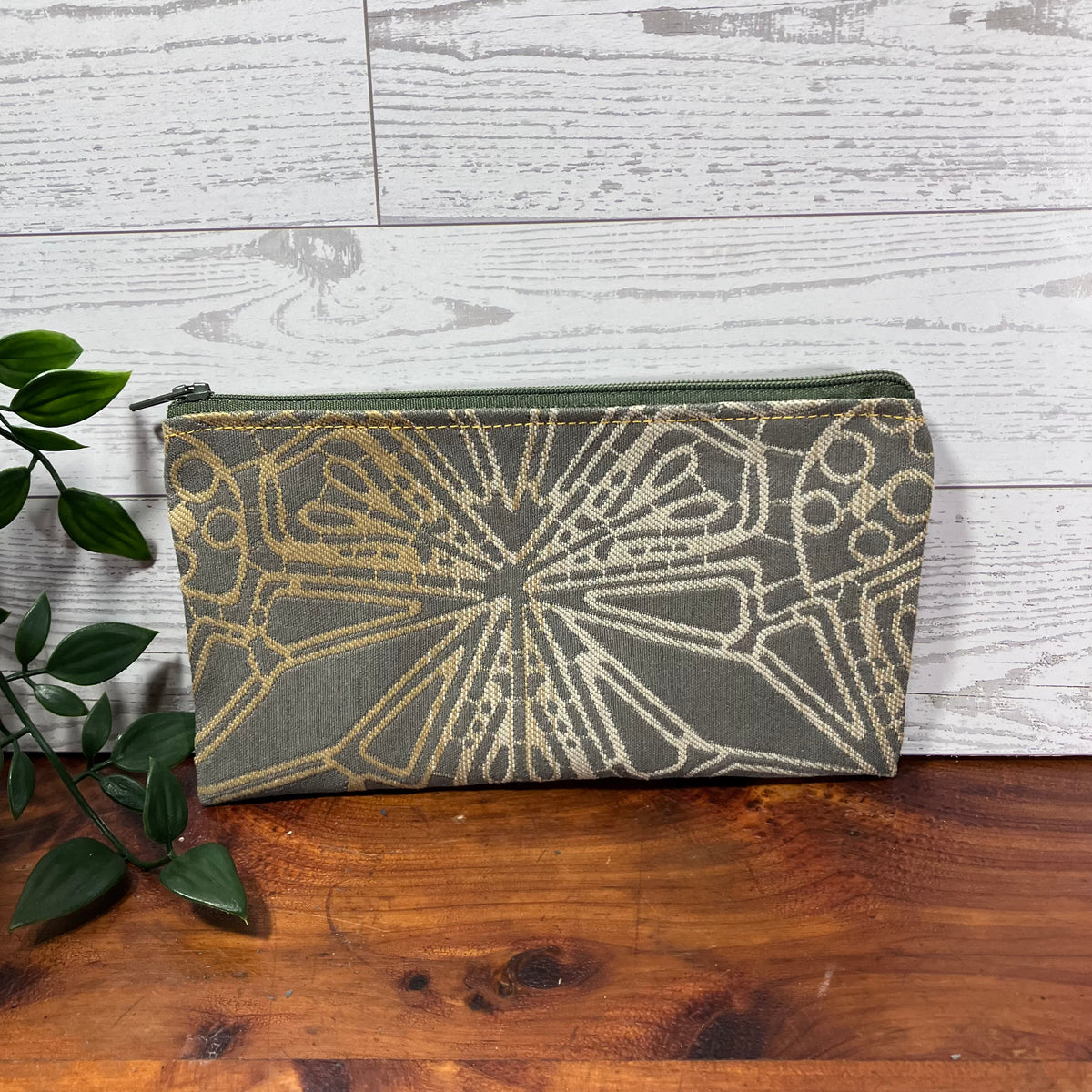 MINA Zippered Pouch - Geometric Floral