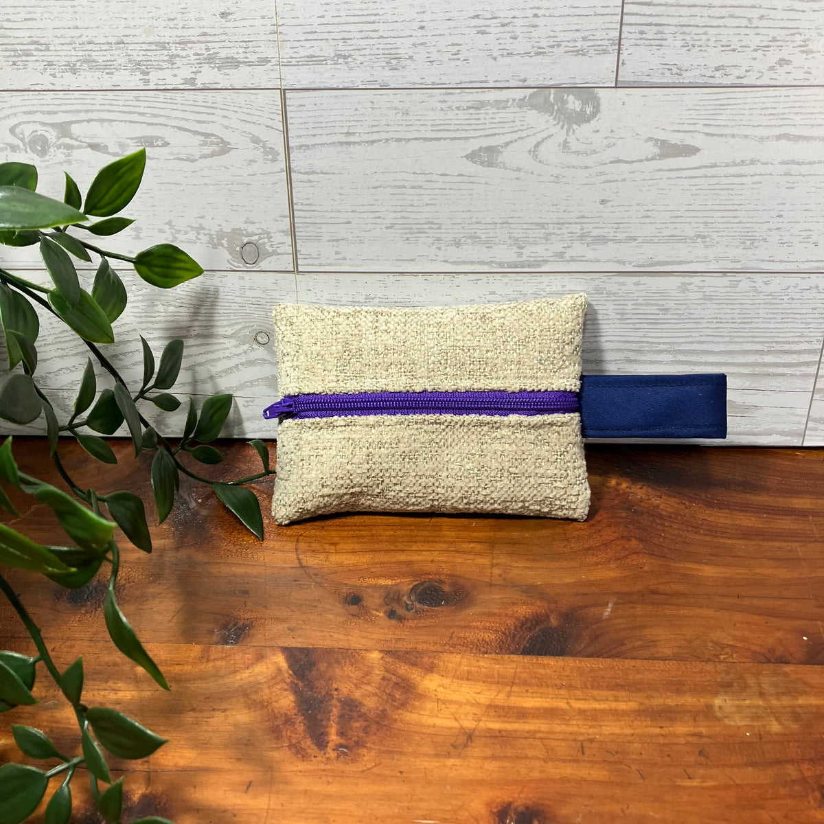 Mini MINA Zip Wallet - Neutral