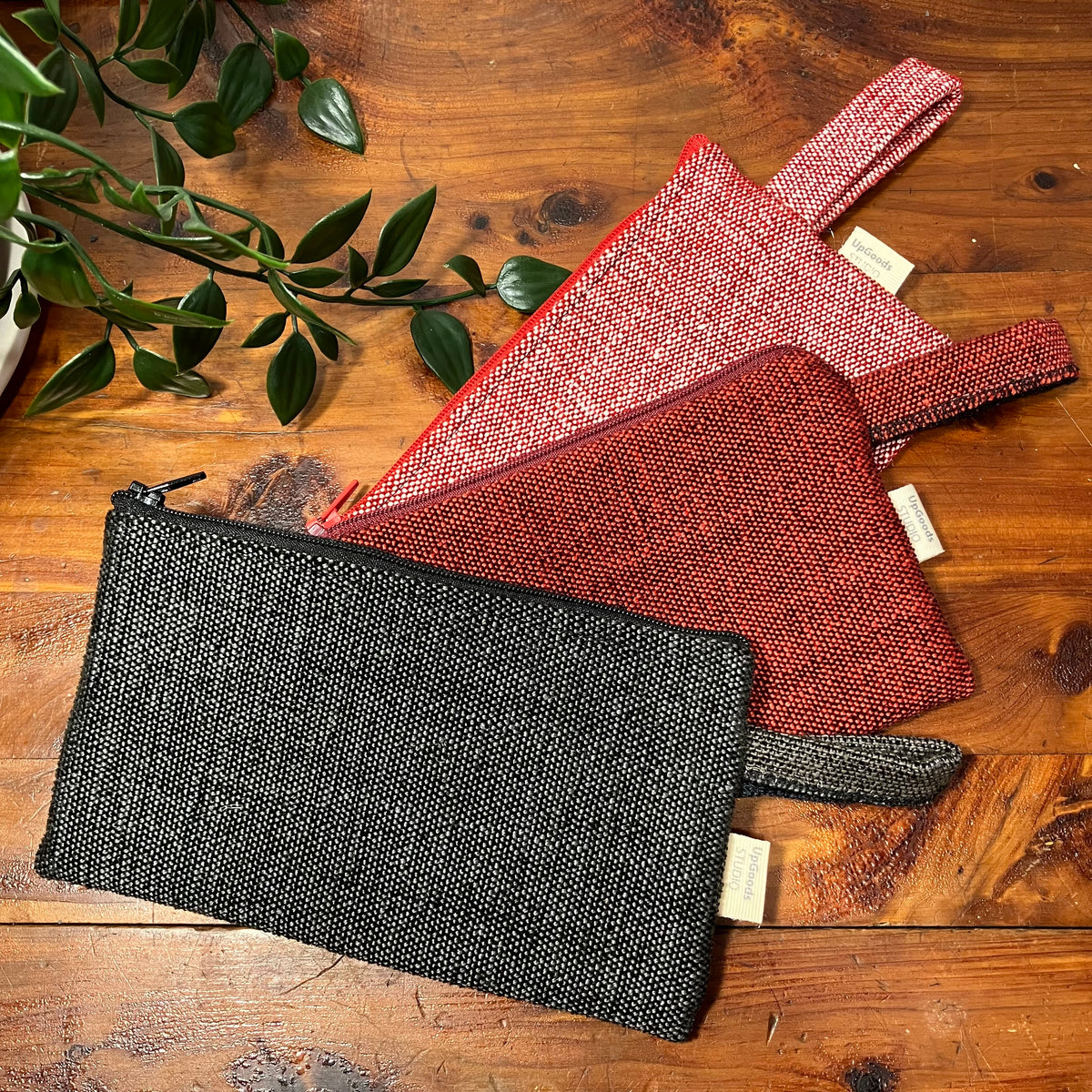 MINA Zippered Pouch - Solid Color