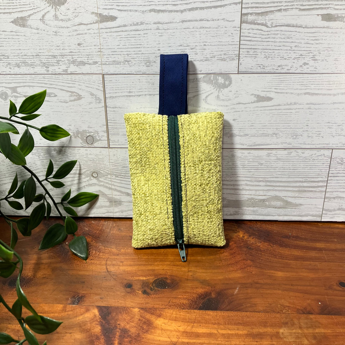 Mini MINA Zip Wallet - Green