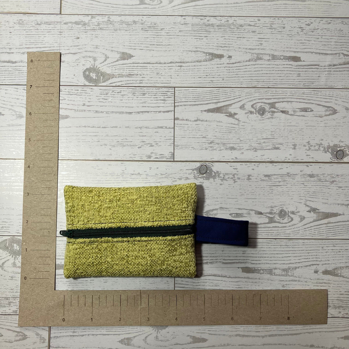 Mini MINA Zip Wallet - Green