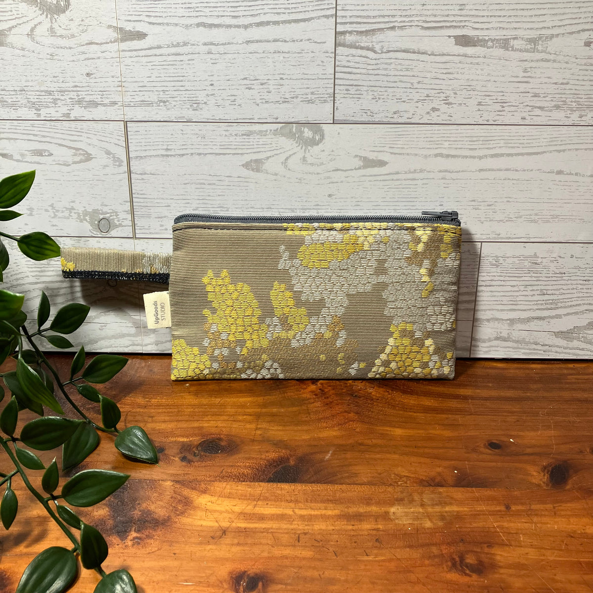 MINA Zippered Pouch - Asymmetrical Beehive