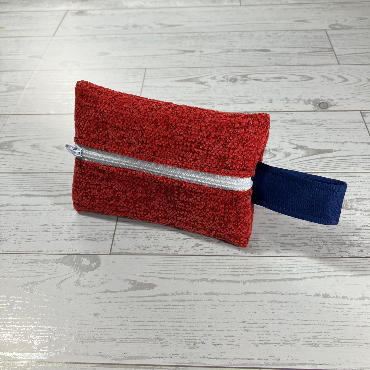 Mini MINA Zip Wallet - Red
