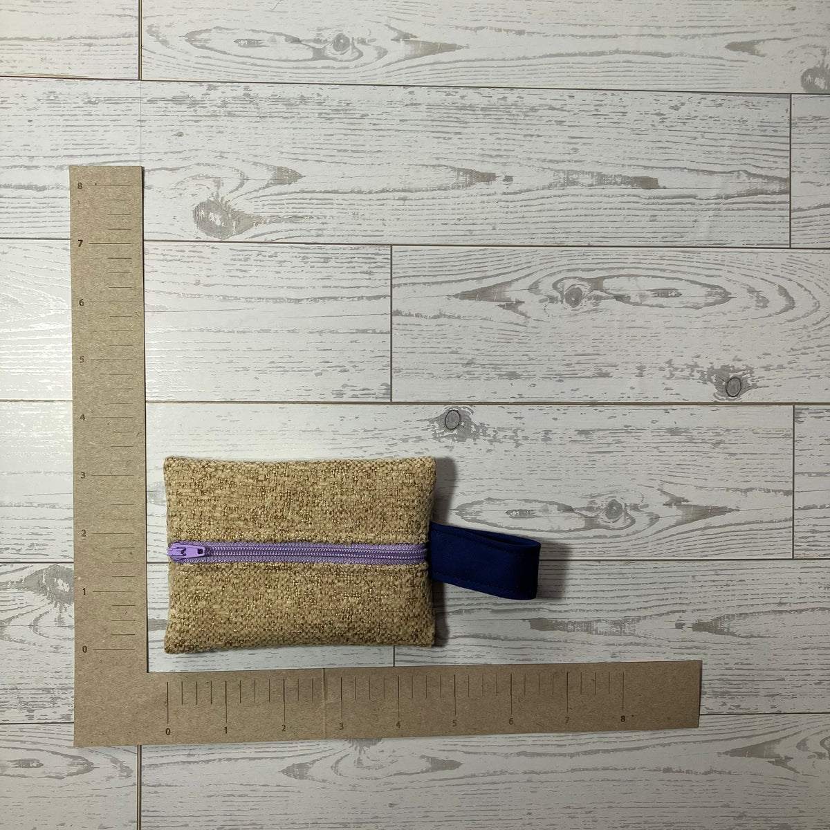 Mini MINA Zip Wallet - Neutral