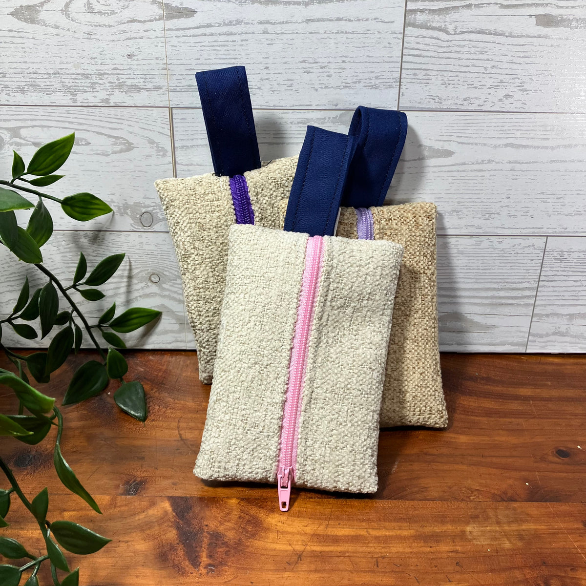 Mini MINA Zip Wallet - Neutral