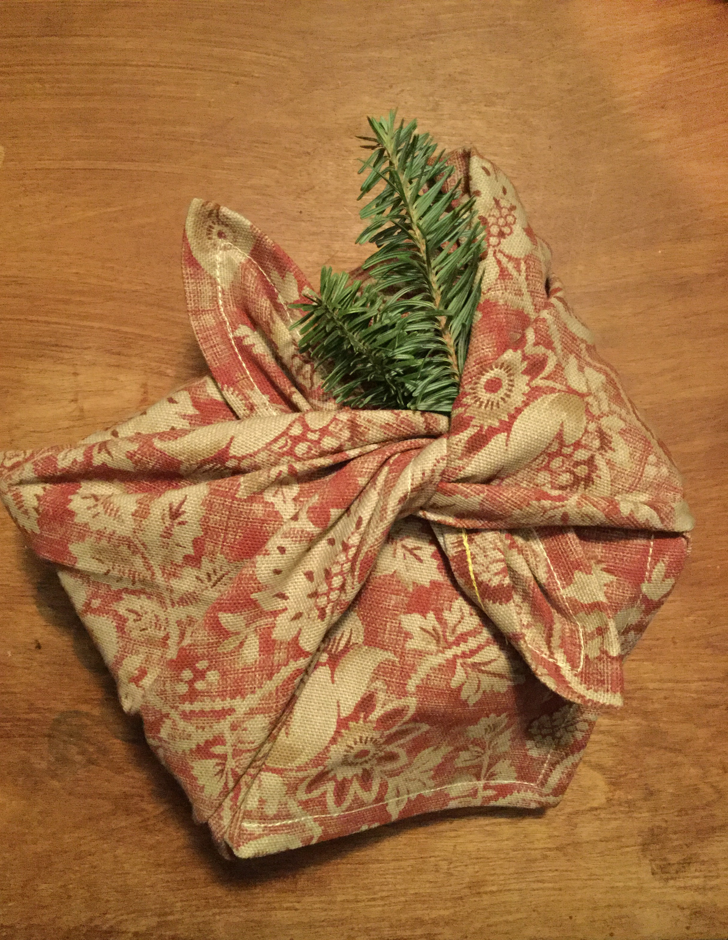 Furoshiki Gift Wrap Cloth - Antique Floral
