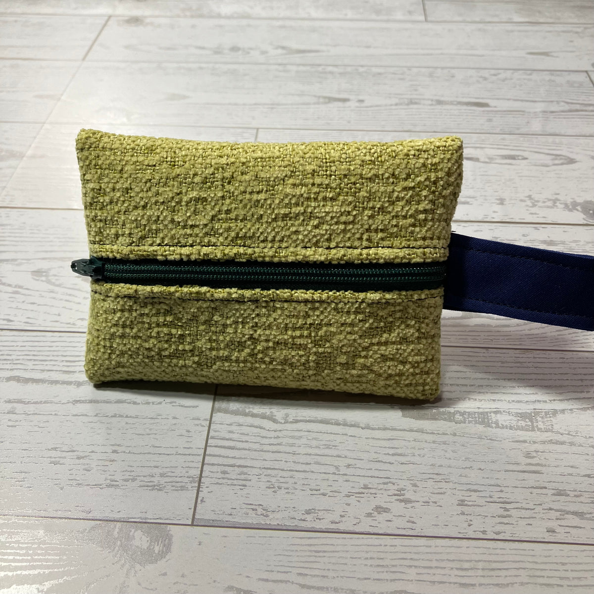 Mini MINA Zip Wallet - Green