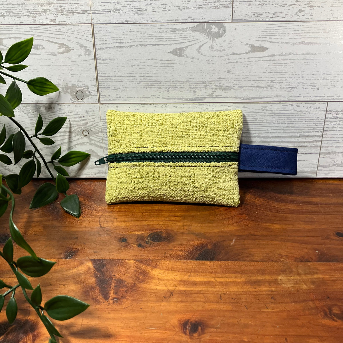 Mini MINA Zip Wallet - Green