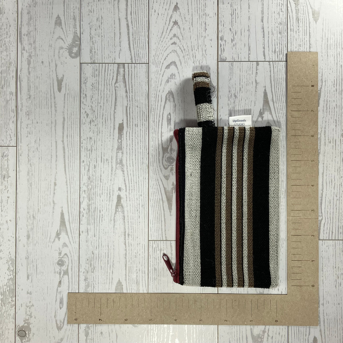MINA Zippered Pouch - Horizontal Stripe