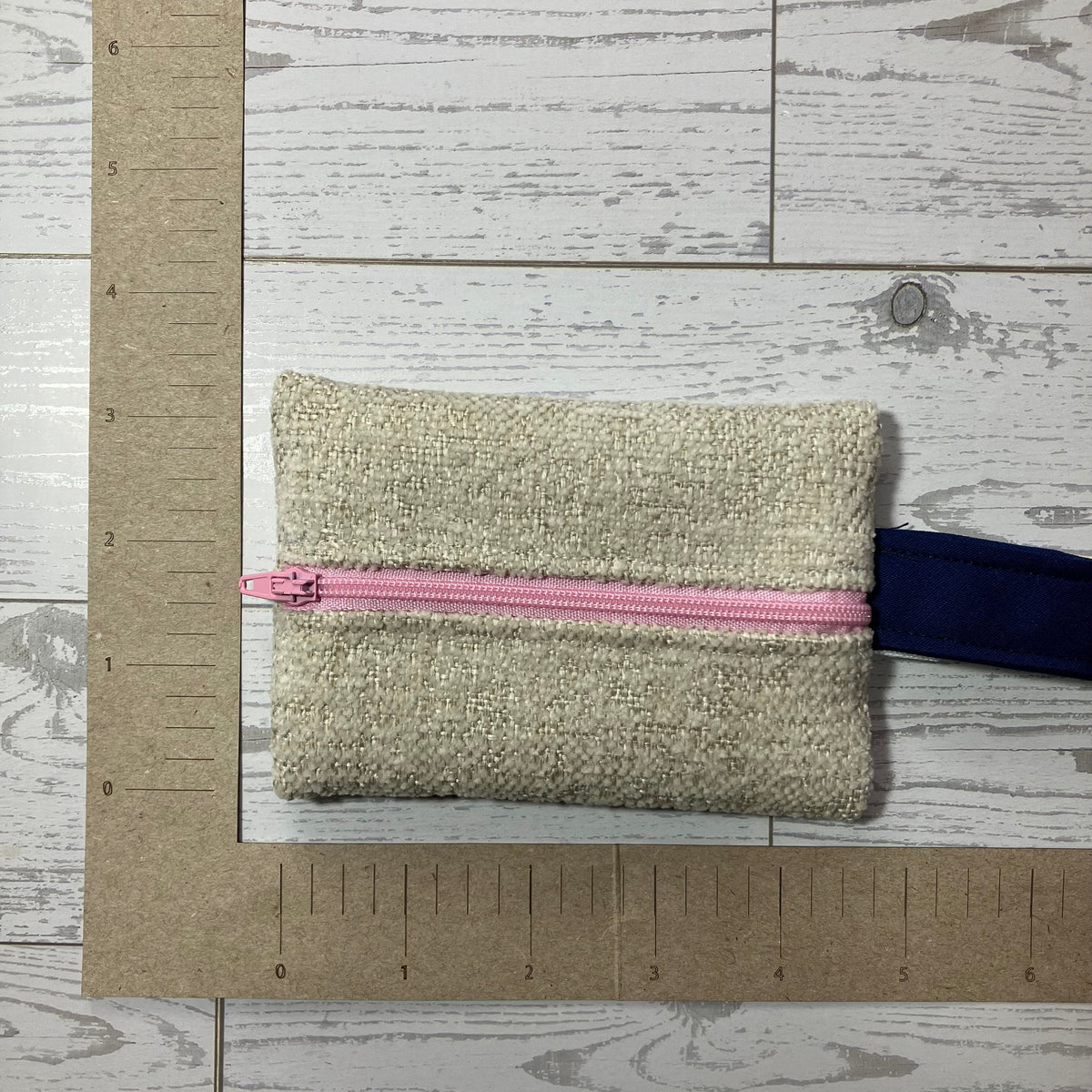 Mini MINA Zip Wallet - Neutral
