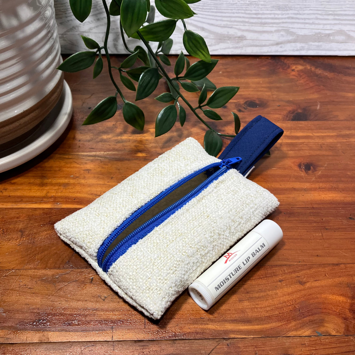 Mini MINA Zip Wallet - Neutral