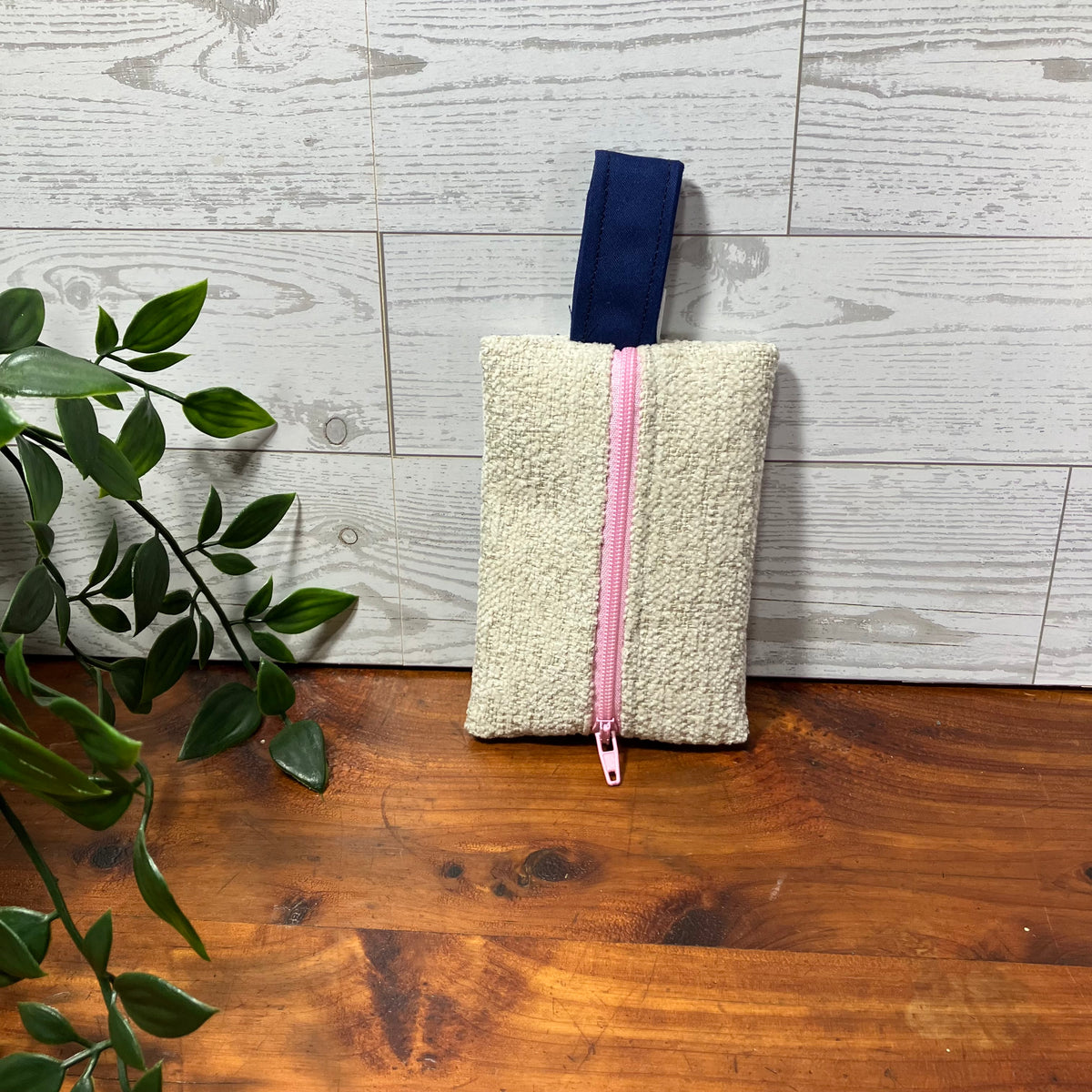 Mini MINA Zip Wallet - Neutral