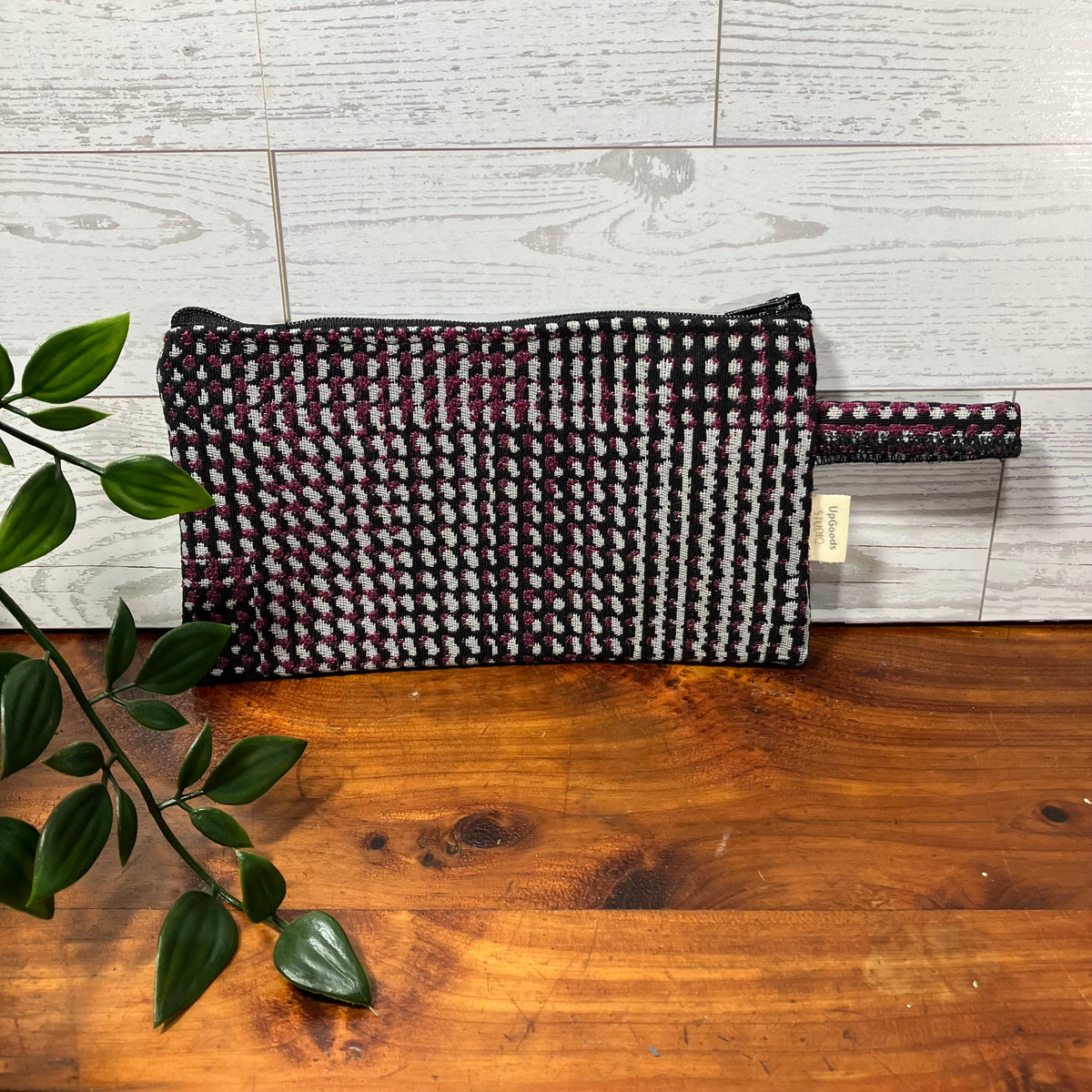 MINA Zippered Pouch - Mini Houndstooth