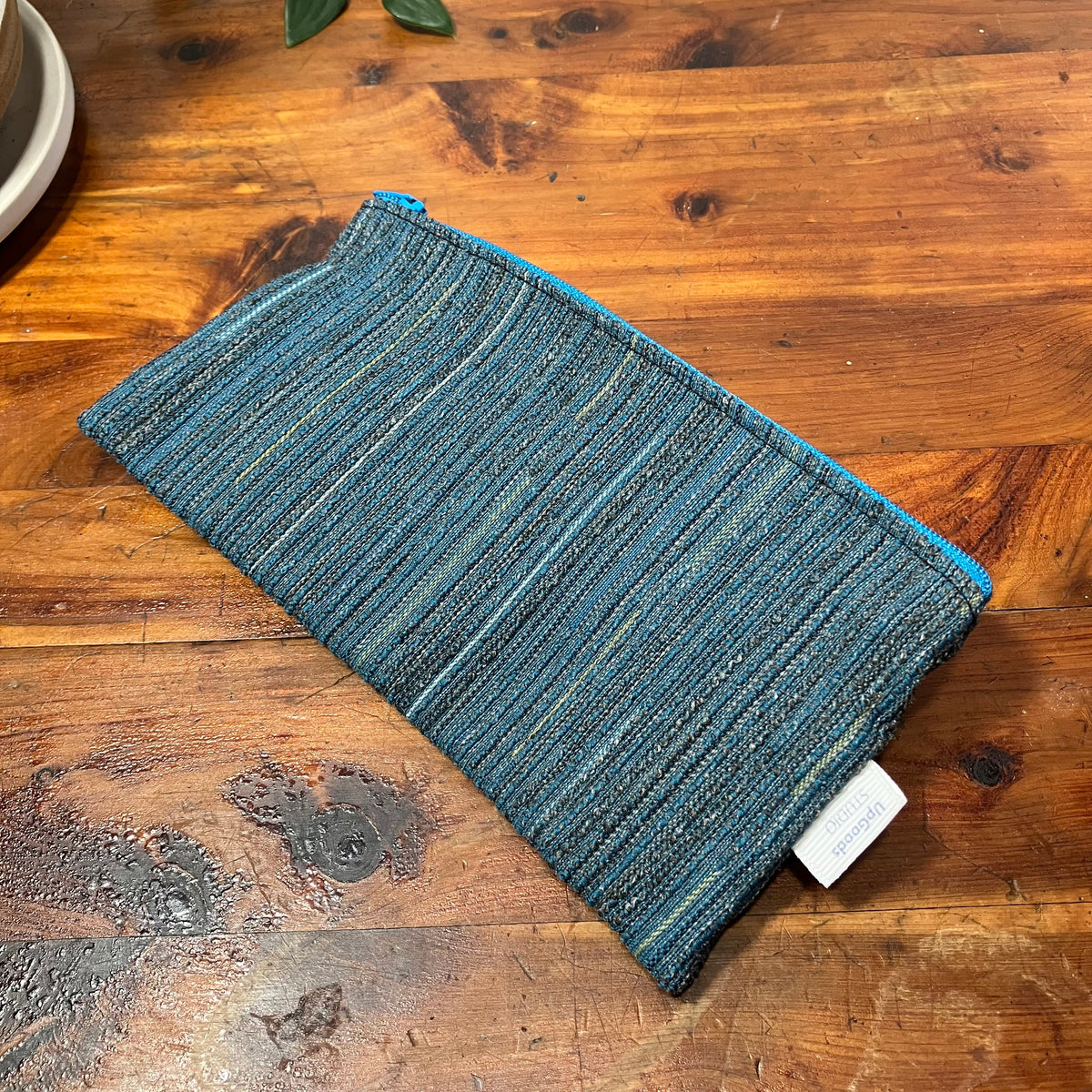 MINA Zippered Pouch - Vertical Stripes