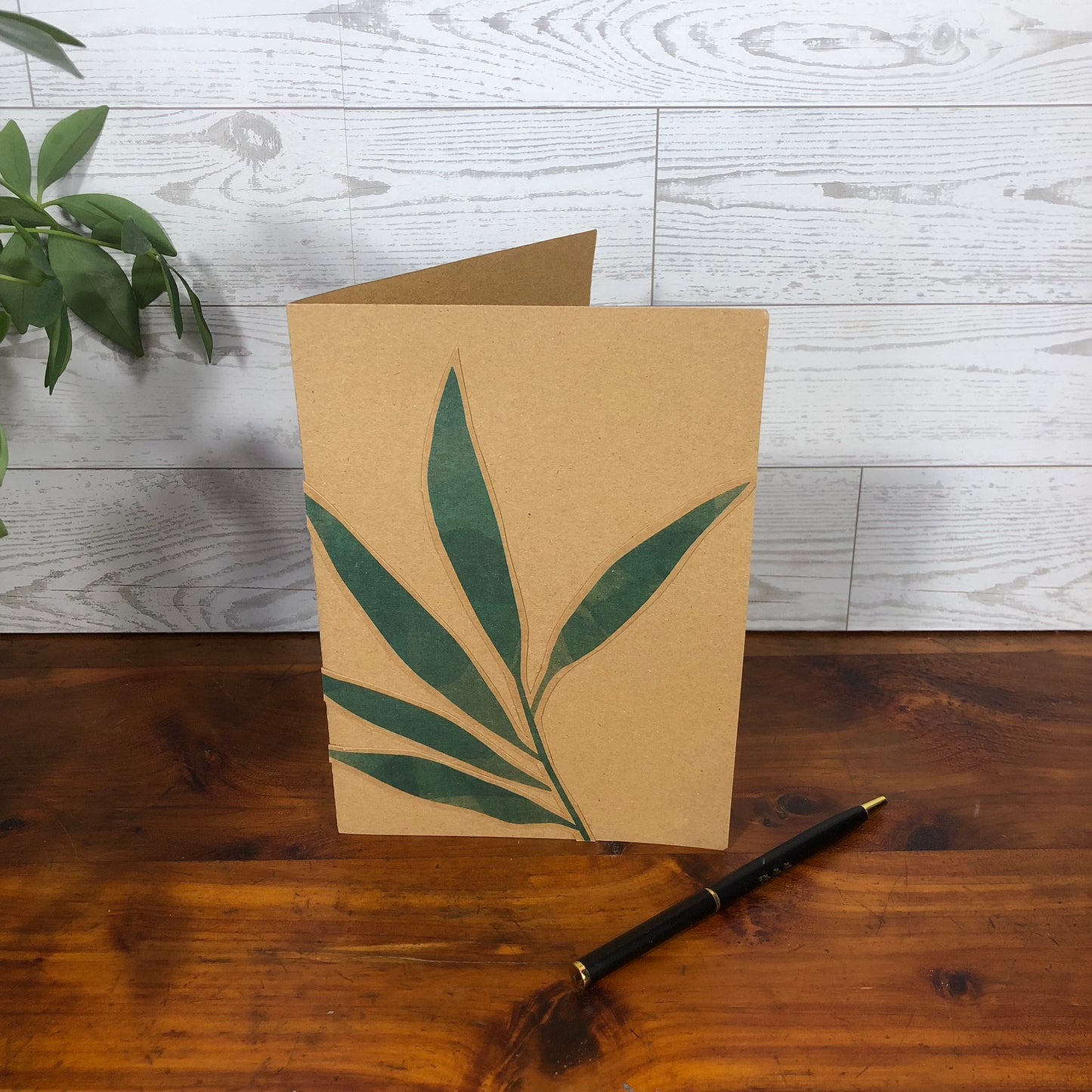 Greeting Card - Green Leaf