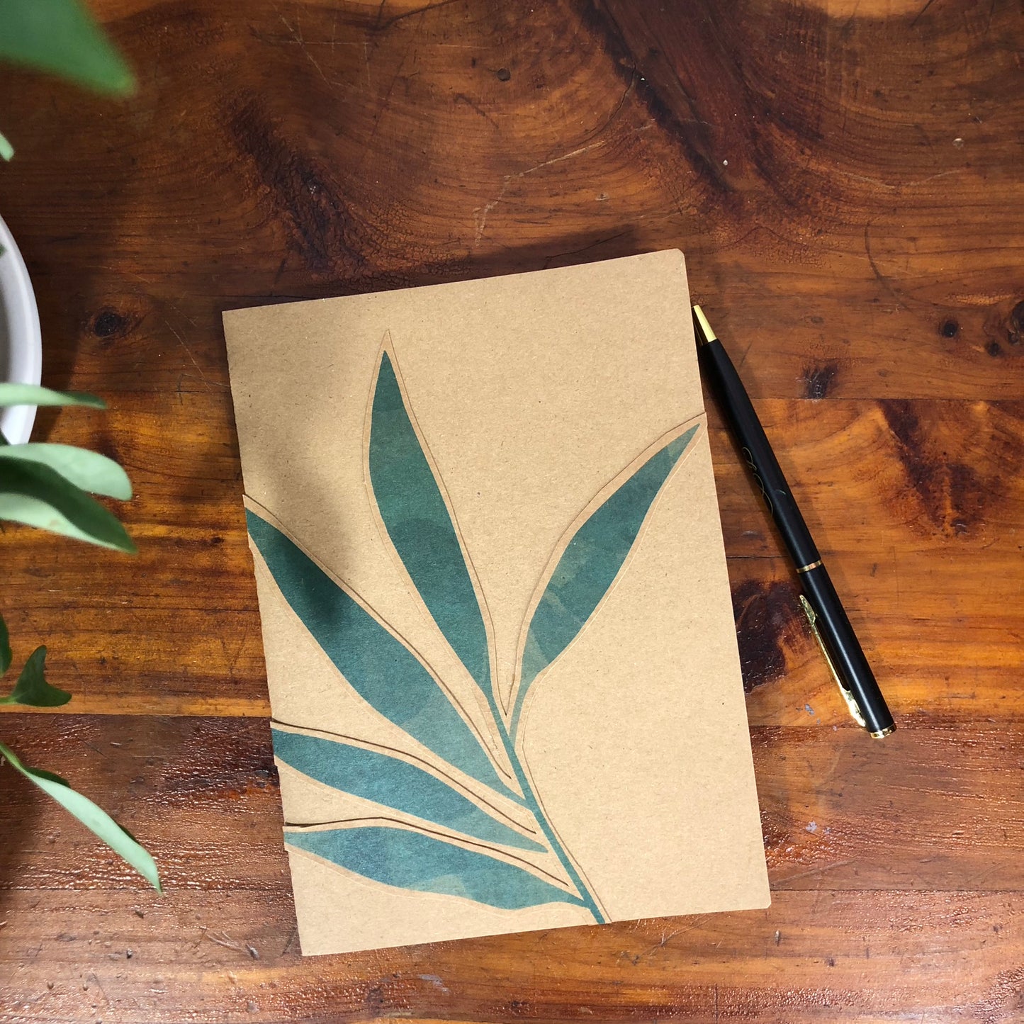 Greeting Card - Green Leaf
