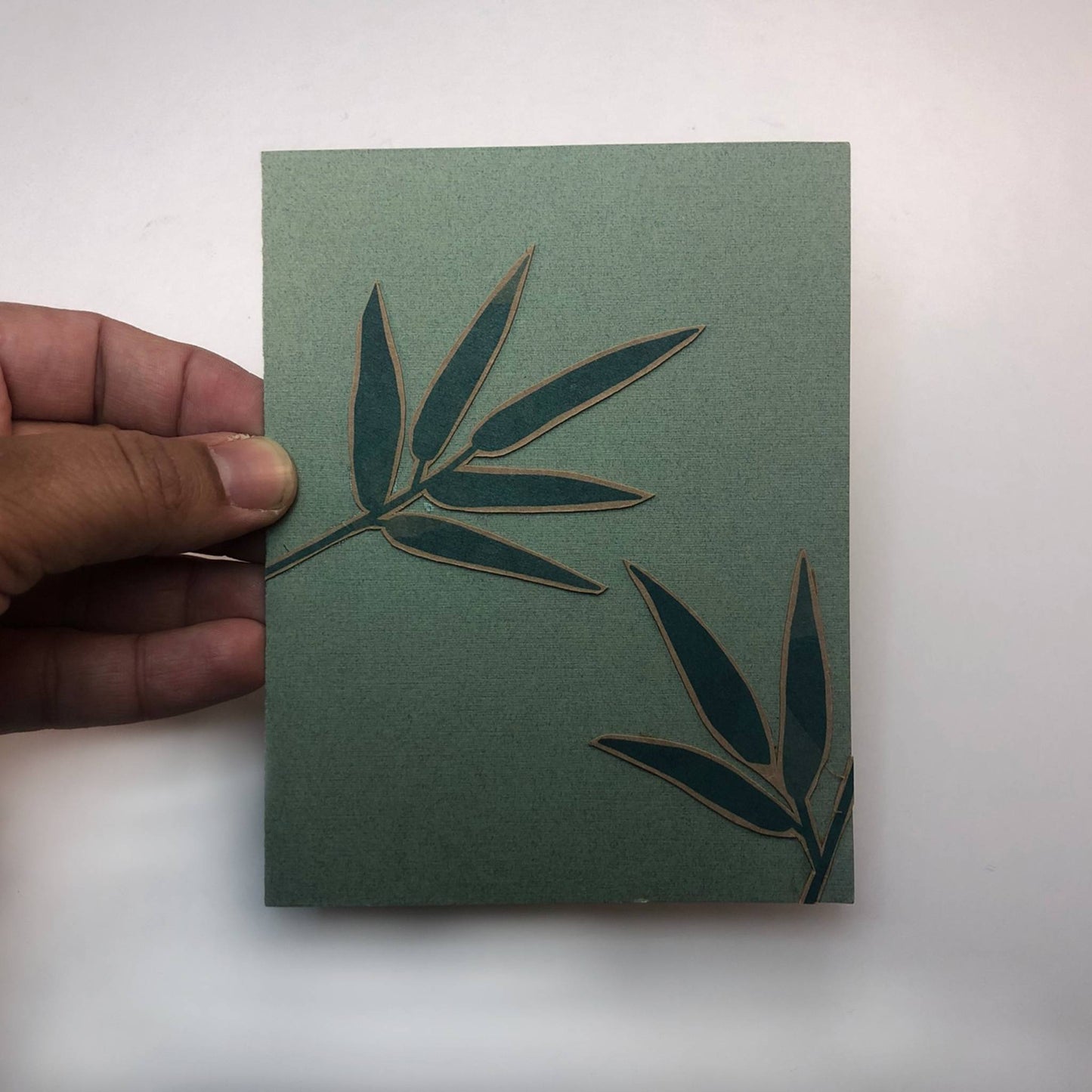 Greeting Card - Green Leaf