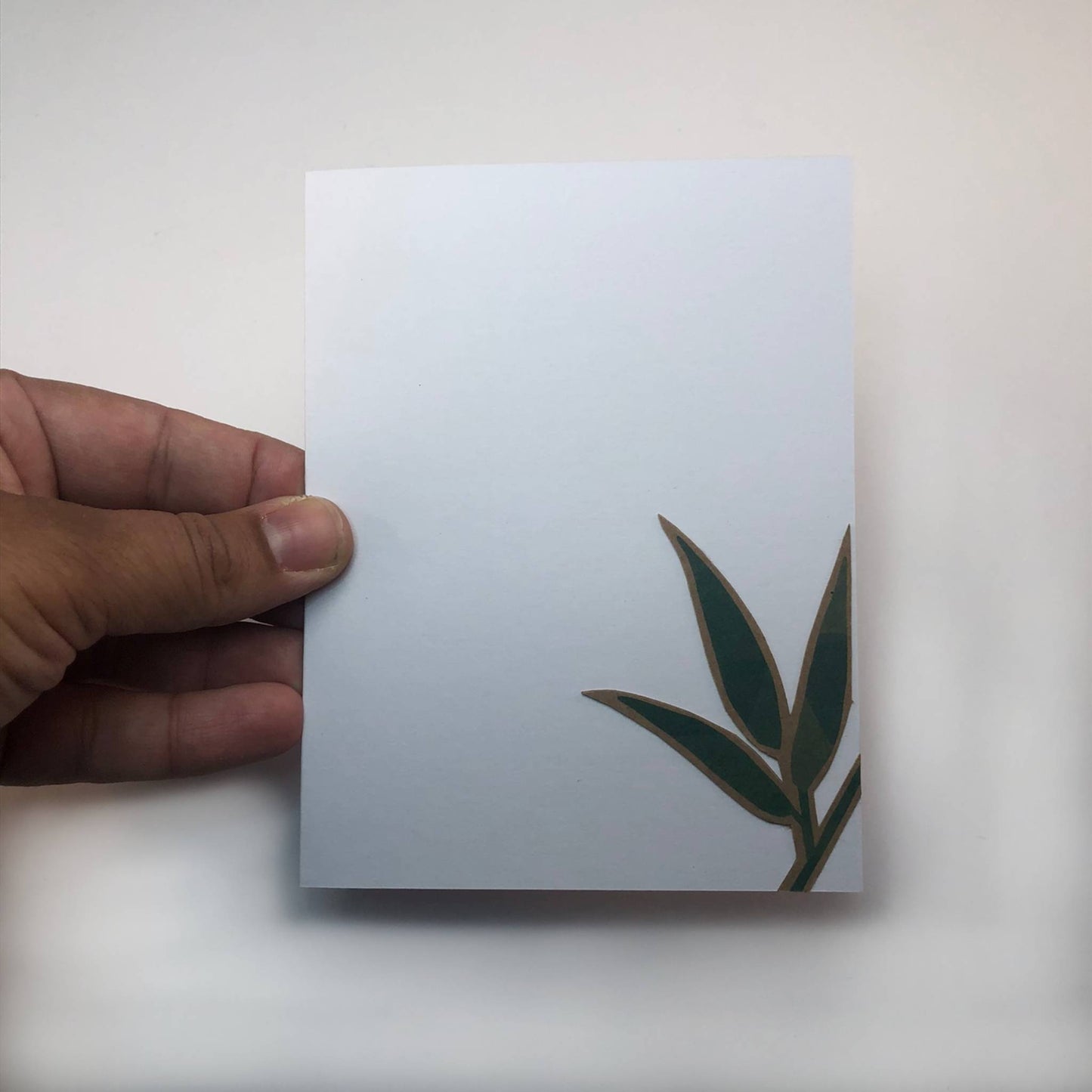Greeting Card - Green Leaf
