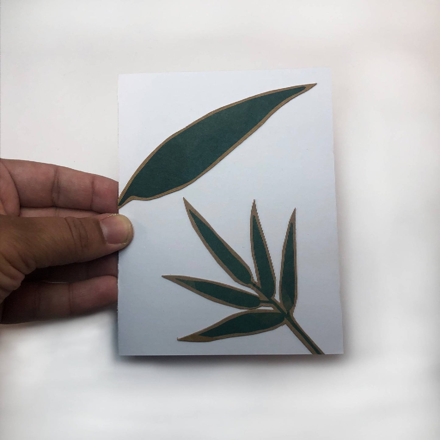 Greeting Card - Green Leaf