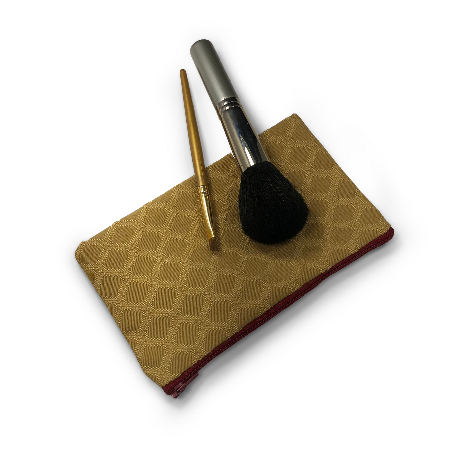 MINA Zippered Pouch Set - Gold Diamond