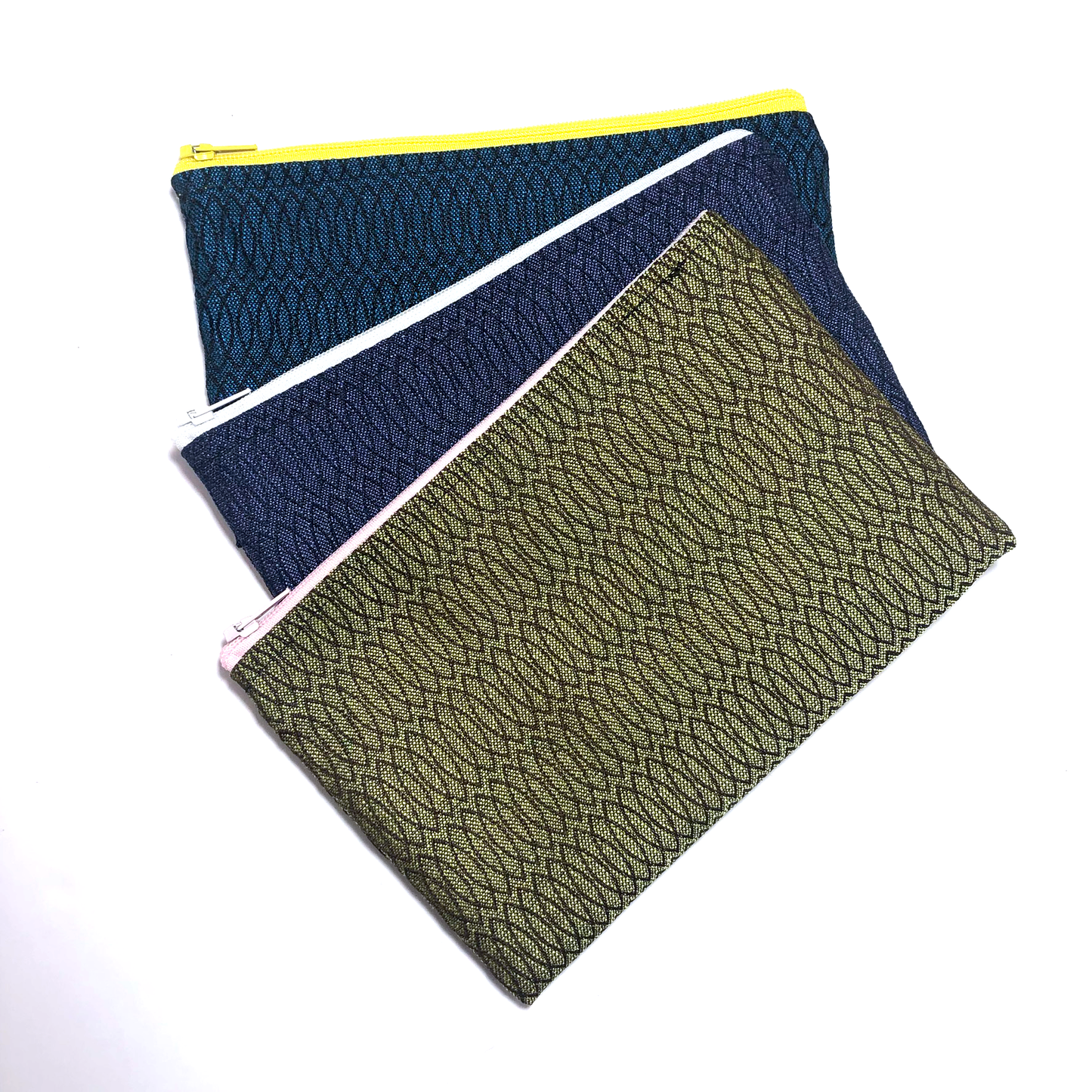 MINA Zippered Pouch Set - Elongated Oval