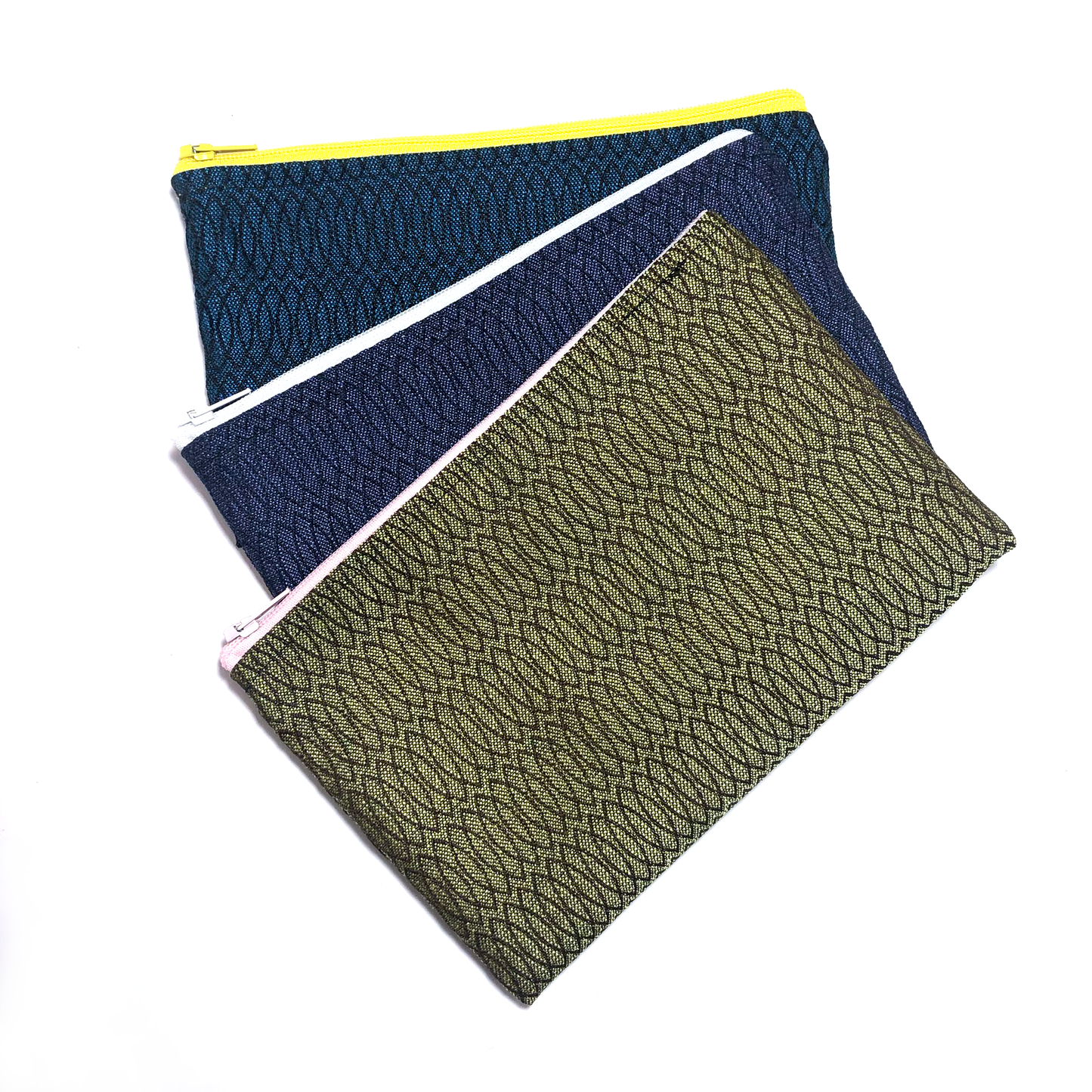 MINA Zippered Pouch Set - Elongated Oval