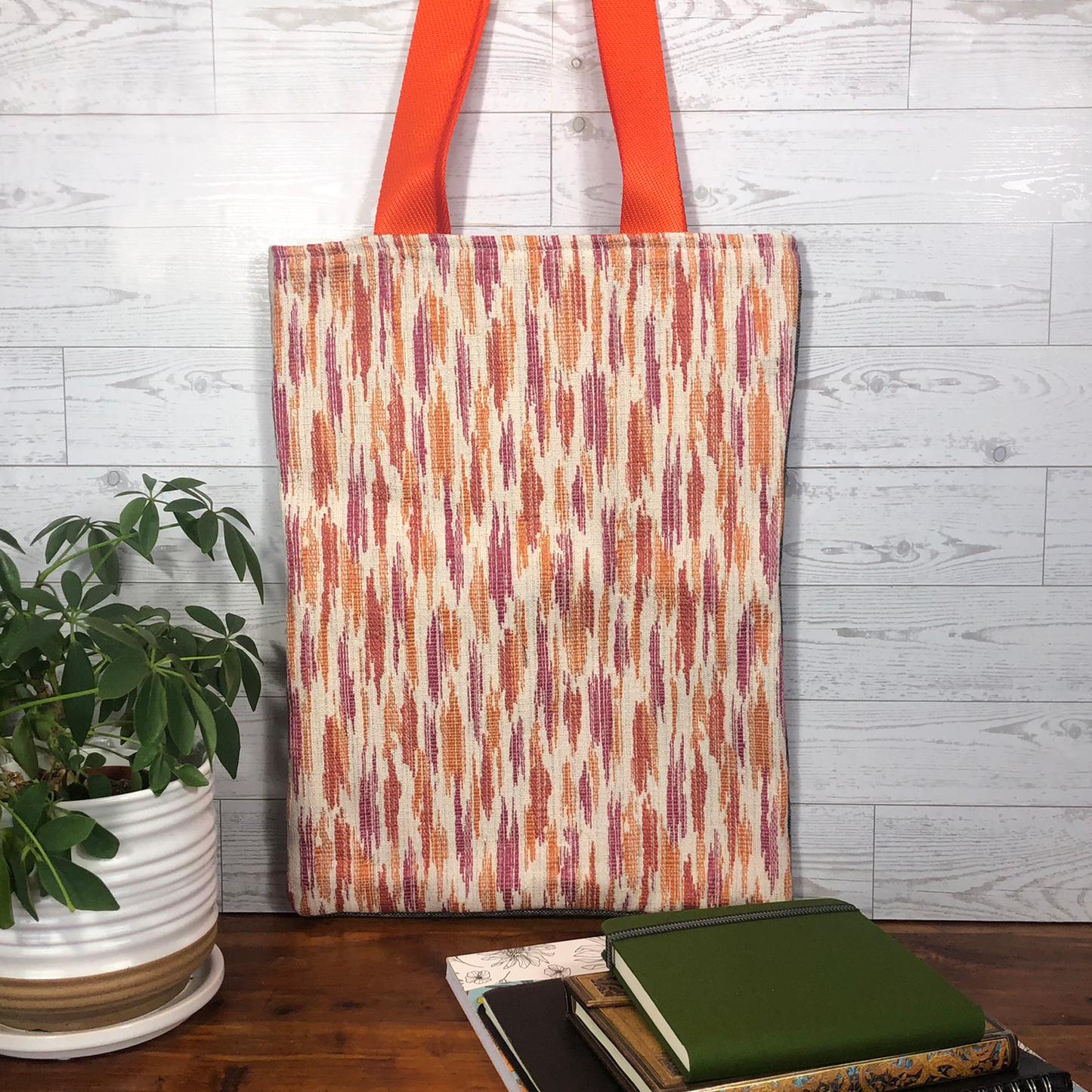 MINA Tote Bag - Stratus Stripes/Heathered Gray