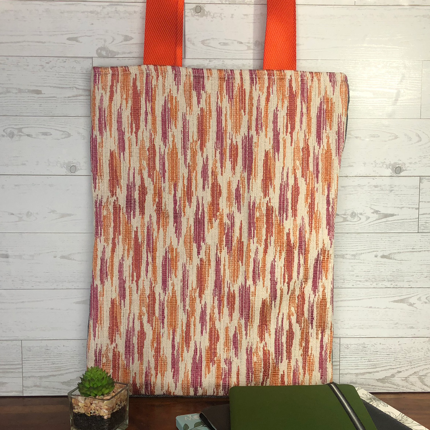 MINA Tote Bag - Stratus Stripes/Heathered Gray