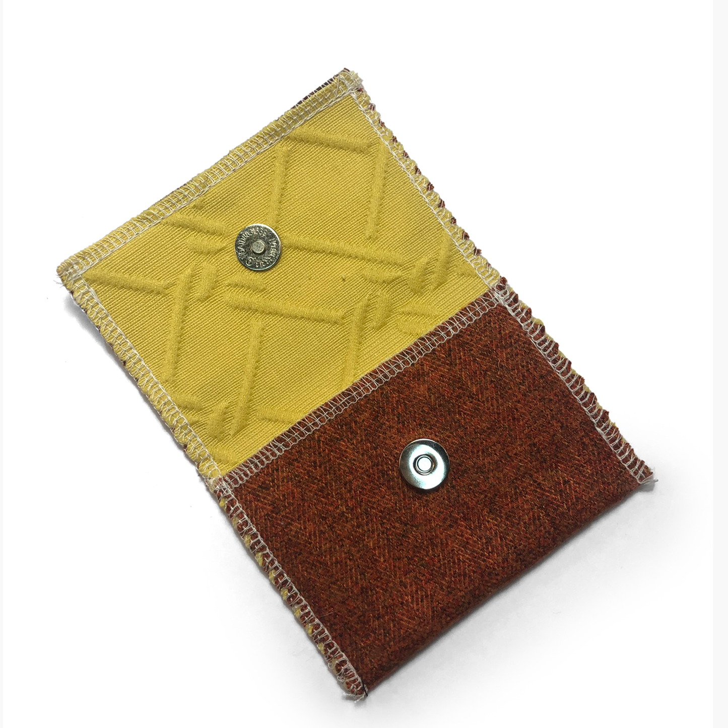 Snap Wallet Pouch - Burnt Orange/Yellow