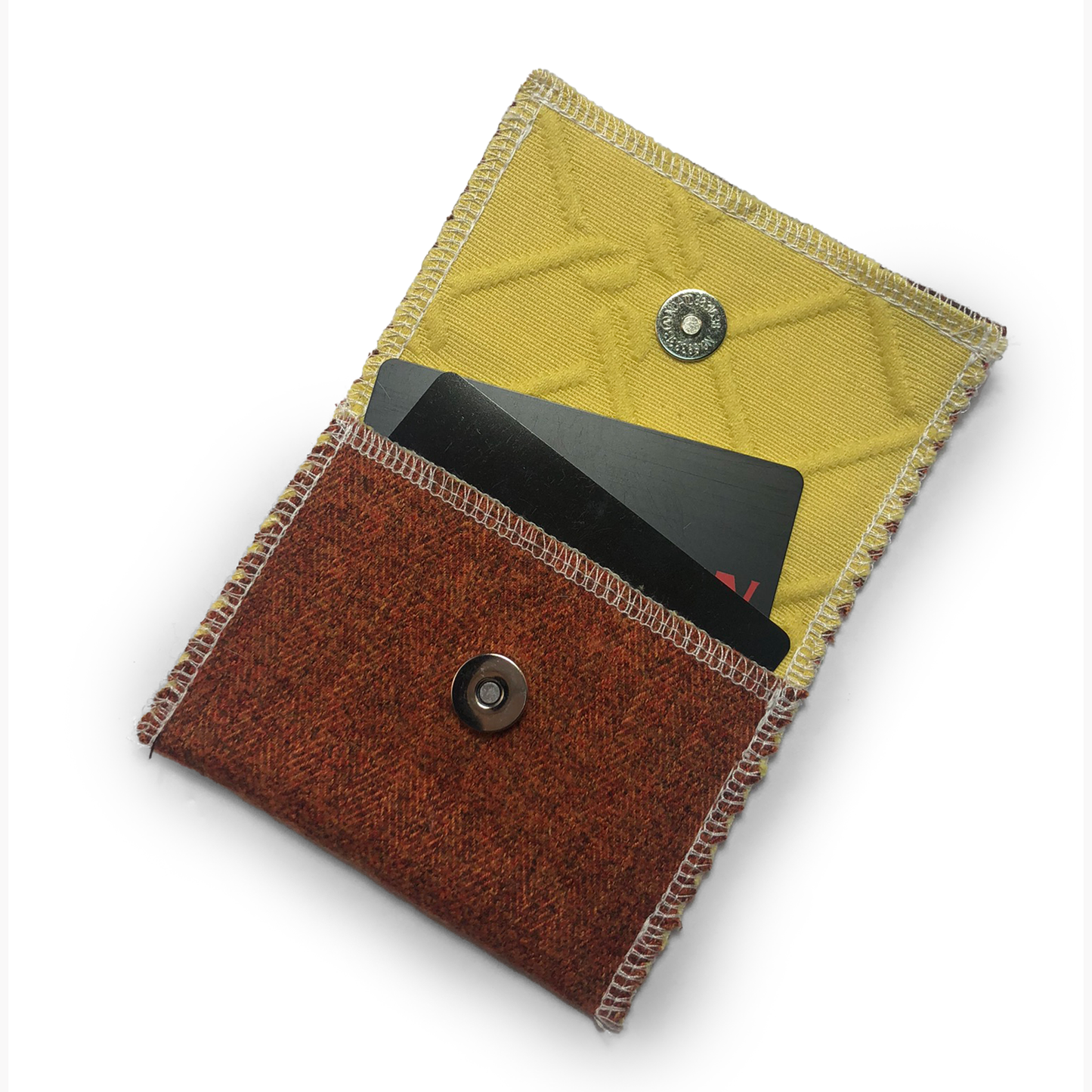 Snap Wallet Pouch - Burnt Orange/Yellow
